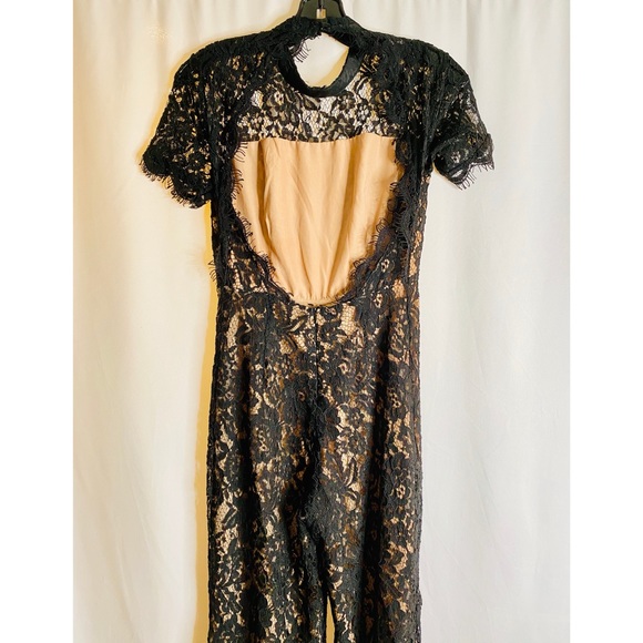 New Lace Black Jumpsuit - Picture 3 of 5
